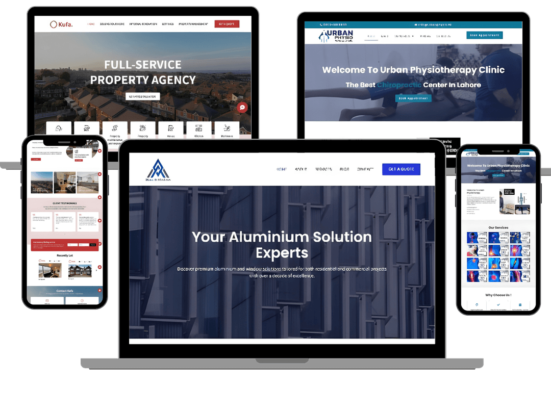 Web development process illustration